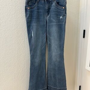 Democracy Blue Flare & Wide Leg Jeans